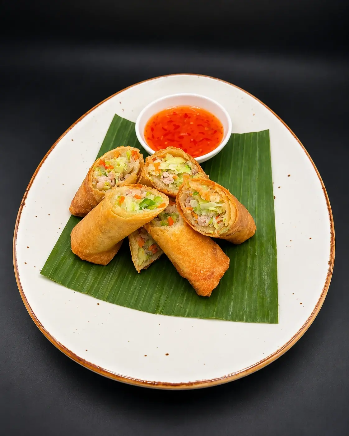 Egg Rolls at El Saguaro
