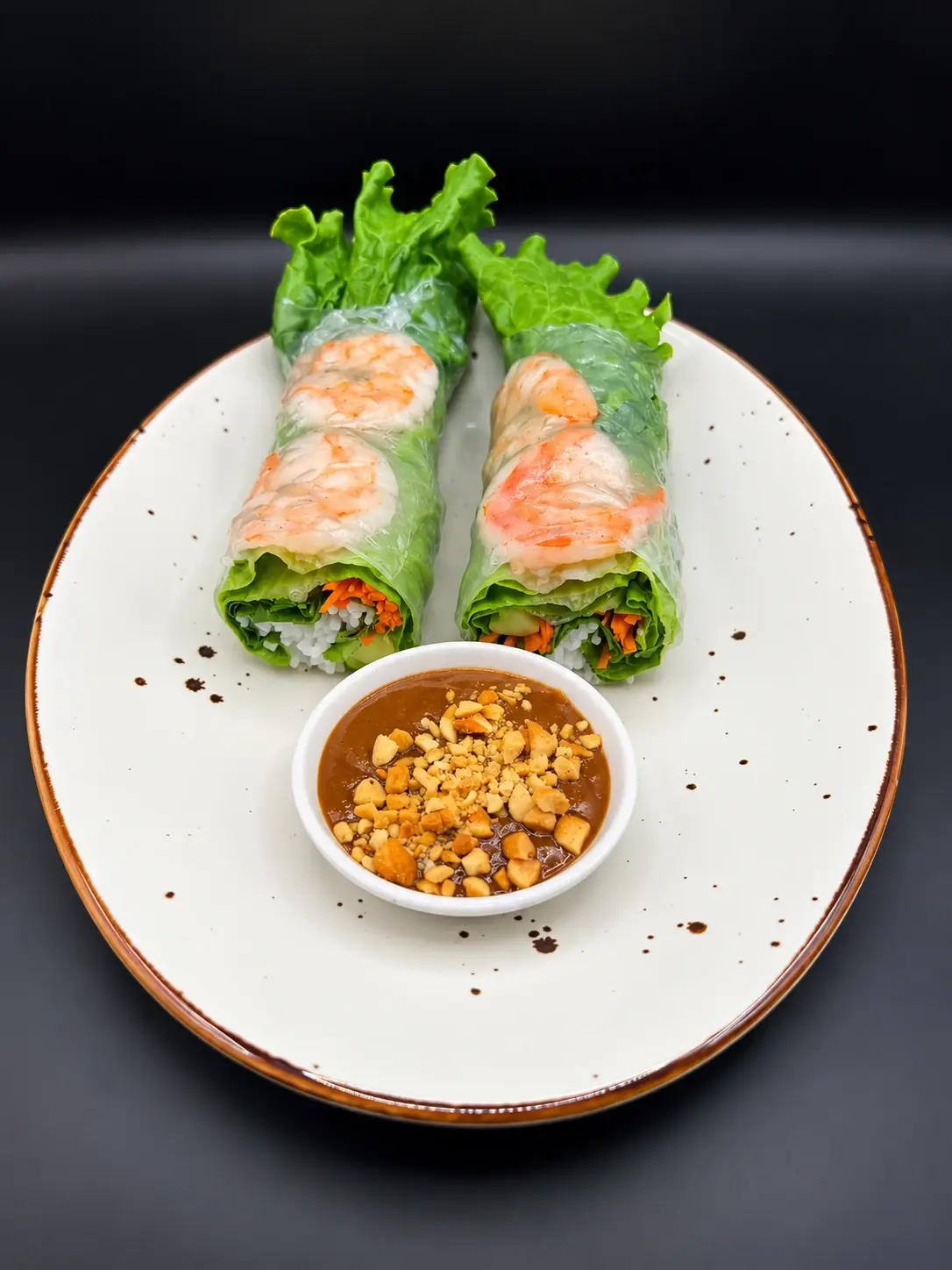 Shrimp Fresh Rolls at El Saguaro